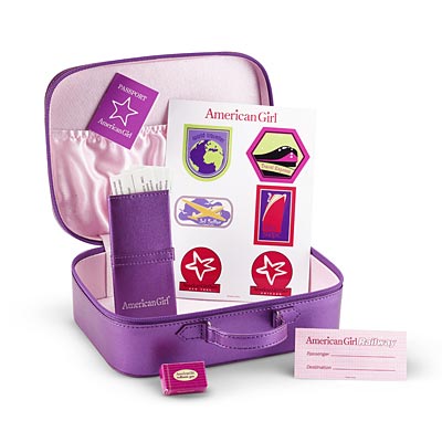 american girl doll travel luggage set