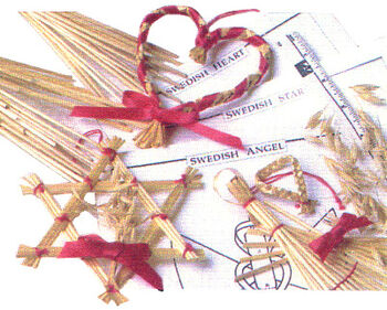 How To Make A Straw Heart Ornament - Sew Historically