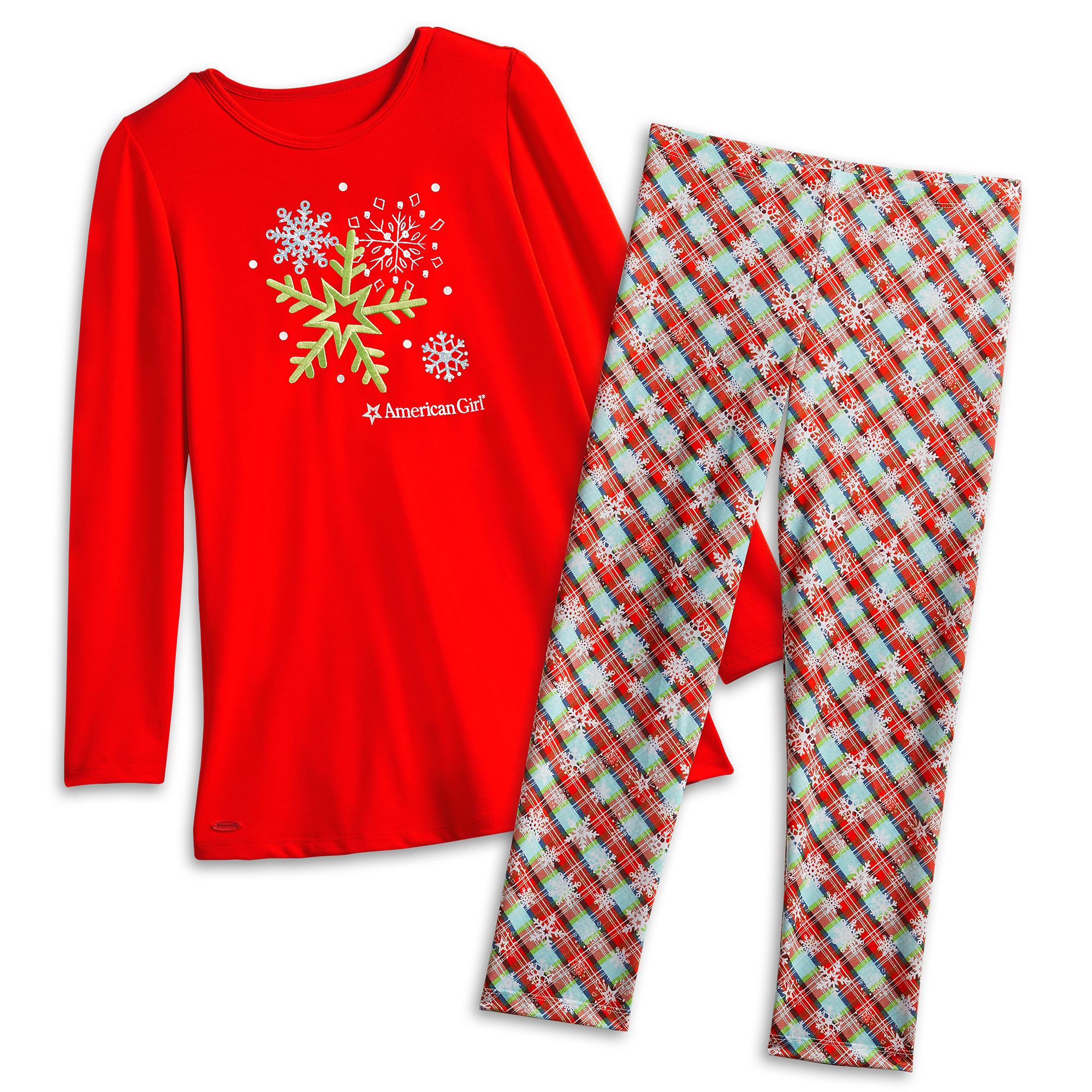 Hairbands NEW American Girl Holiday Dreams Pajama PJ Outfit Set w/ Slippers 