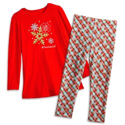 American Girl For 18 Doll Pajamas Set Outfit Clothes Holiday Dream  Christmas