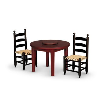 american girl dining table and chairs