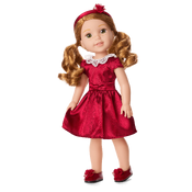 Holly-Red Party Dress