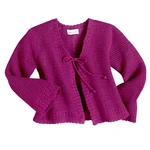 Hand-Crocheted Cardigan.