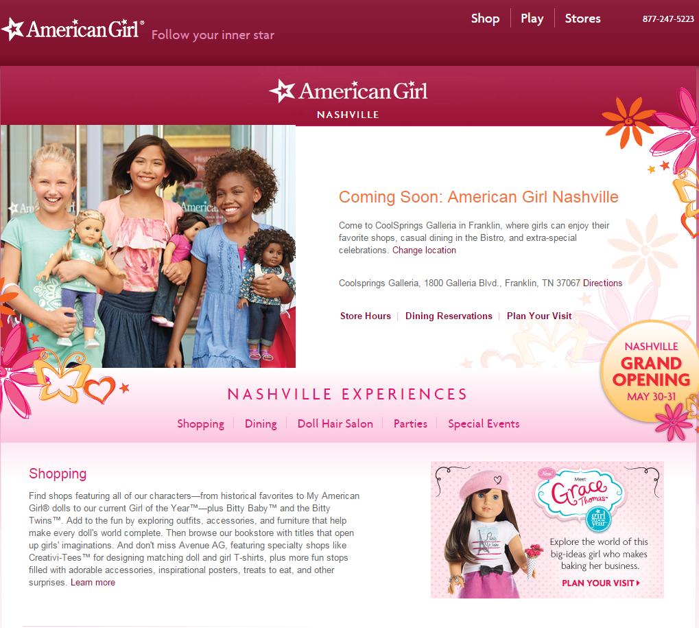 Older News 2015, American Girl Wiki