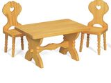 Trestle Table and Chairs