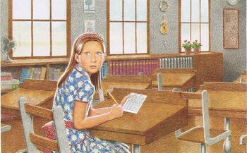 Emily changes the practice time on her card.