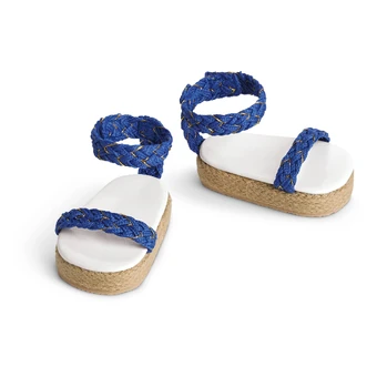 girls blue sandals