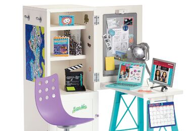 American girl doll flip top desk sale