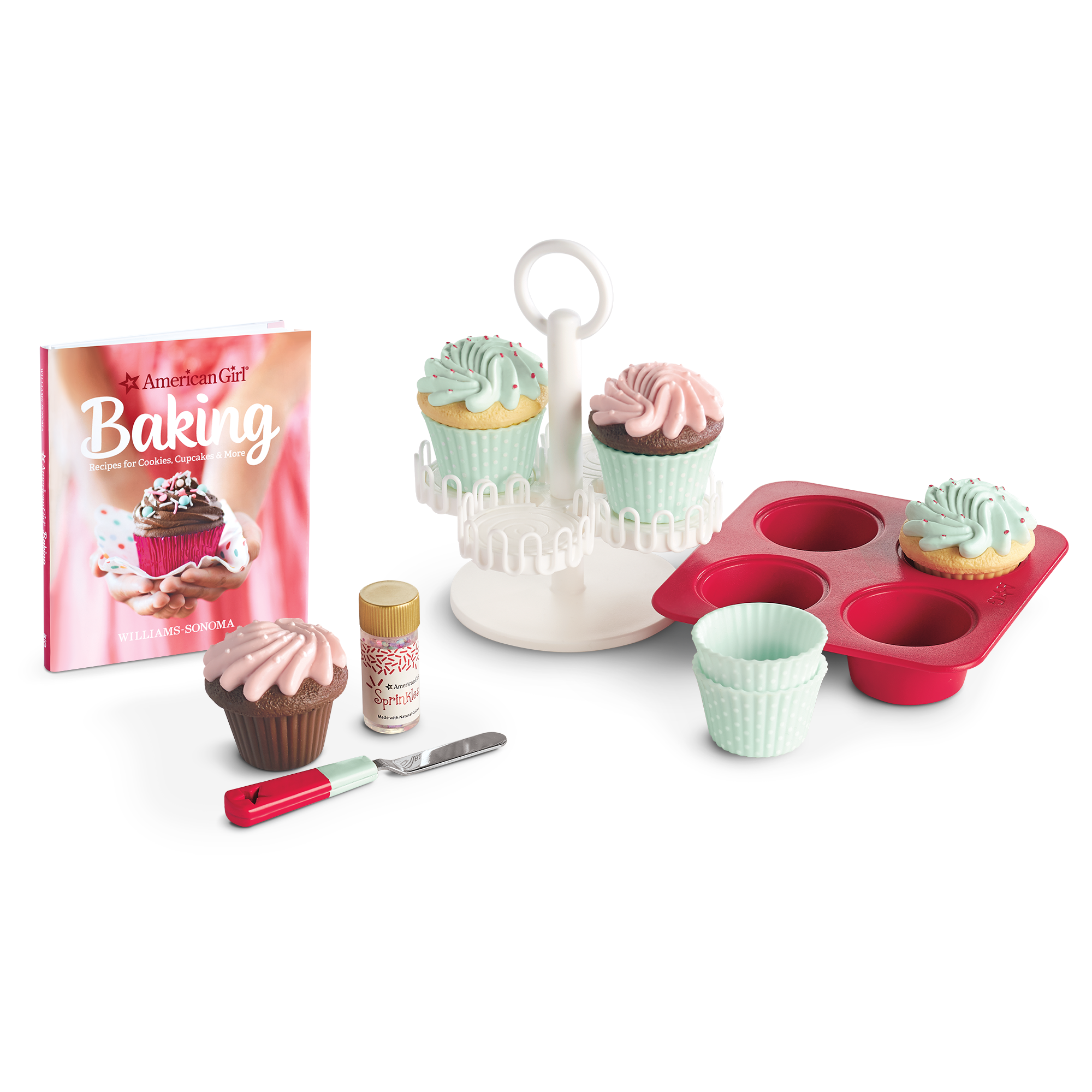 American Girl Baking Gift Set: Recipes for Cookies, Cupcakes