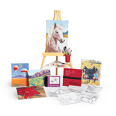 american girl art easel