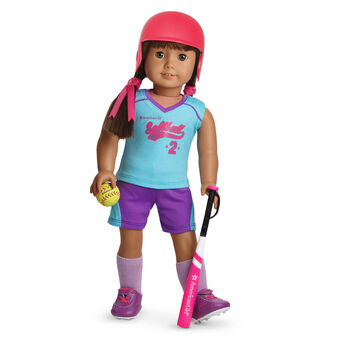 american girl doll softball