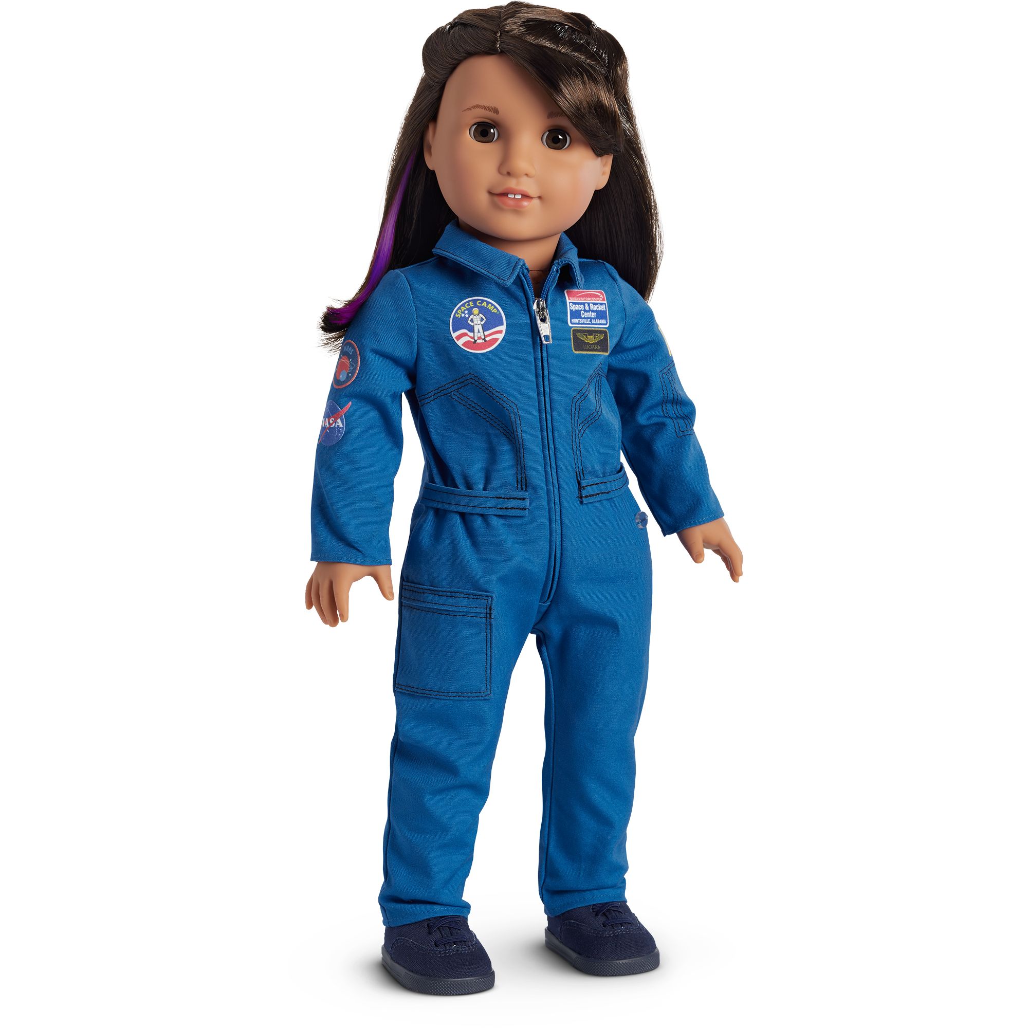 American Girl Luciana's Flight Suit Blue NASA NEW in BOX Luciana Vega 