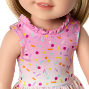 Dress detail on Camille.