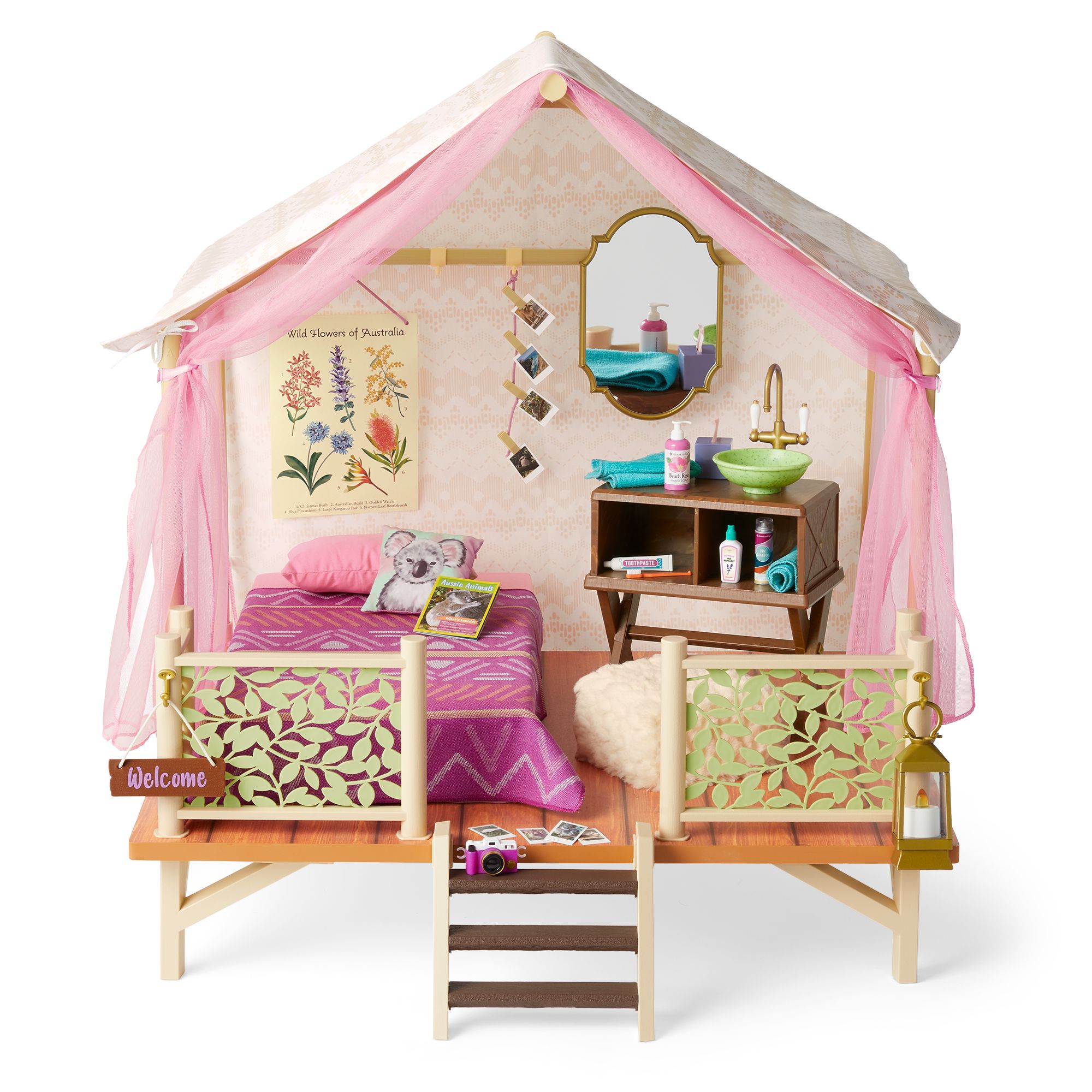 Kira's Comfy Platform Tent | American Girl Wiki | Fandom