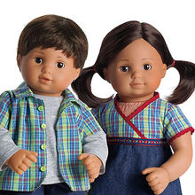 american girl doll twins boy and girl