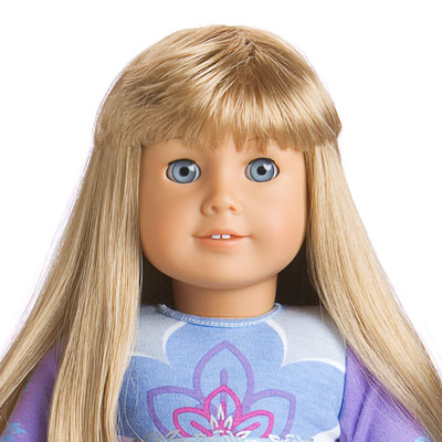 american girl doll blonde hair