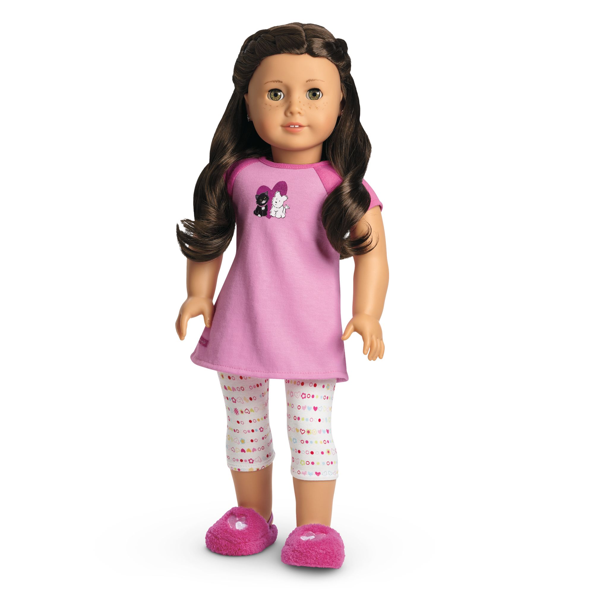 American Girl MY AG I Love Pets Pajamas for 18 Dolls & Girls Size Small  (7-8) (Doll Not Included)