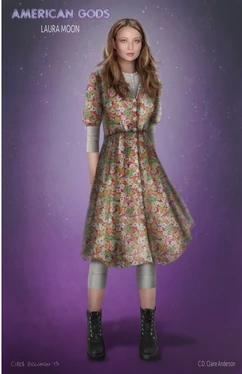 Concept art for Laura's costume in season two