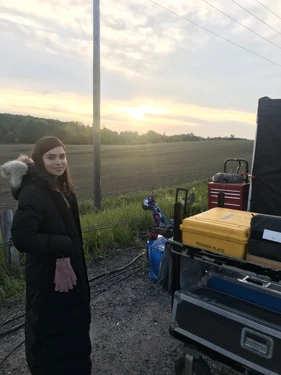 Kawennahere Devery Jacobs (Sam) BTS