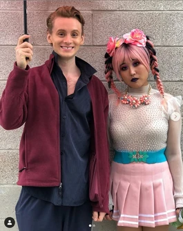 Bruce Langley and Kahyun Kim, ready to play Quantum Boy and New Media