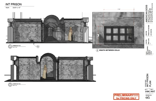 Set map for the Newgate prison