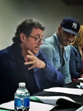 Table read - Ian McShane and Ricky Whittle