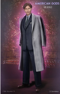 Concept art for Mr. World's costume in season two