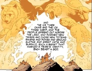 The totems of the tribes that came after the First People