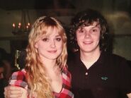 Alexandra Breckenridge and her then-boyfriend Evan Peters