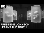 President Johnson Learns The Truth - American Horror Story- Double Feature - Season 10 Ep