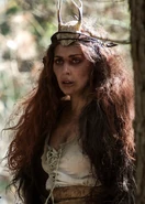 Lady Gaga as the re-enacted Scáthach