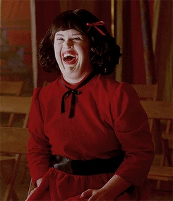 Marjorie laughing evilly