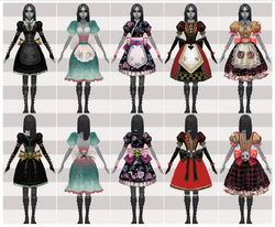 Alice Madness Returns and The Witcher: crossover - Alice's outfit