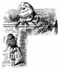 Alice and Humpty Dumpty