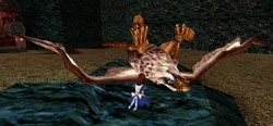 Alice mourning Gryphon's death.