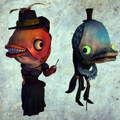 Fish couple render