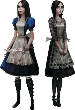 alice liddell (american mcgee's alice and 1 more) drawn by  shui_qian_he_kafei