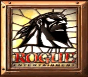 Rogue Entertainment logo from 1999 to 2001.