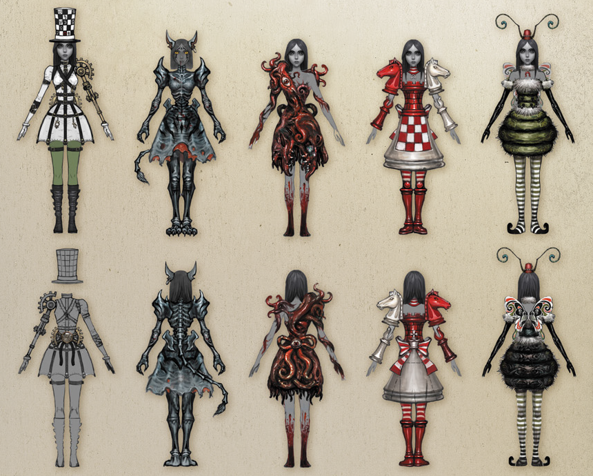 Alice Madness Returns and The Witcher: crossover - Alice's outfit