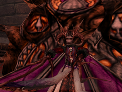 The Queen confronting Alice.