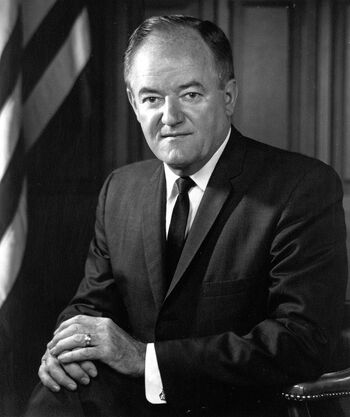 Hubert Humphrey vice presidential portrait