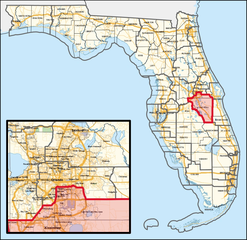 Florida's 9th congressional district American Politics Wiki Fandom