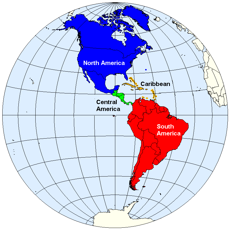 Сша полушарие. Северная Центральная и Южная Америка на карте. Северная и Южная Америка, Центральная Америка на карте. Карта Южной Америки и США на карте. Карта Южной Америки и центральной Америки.