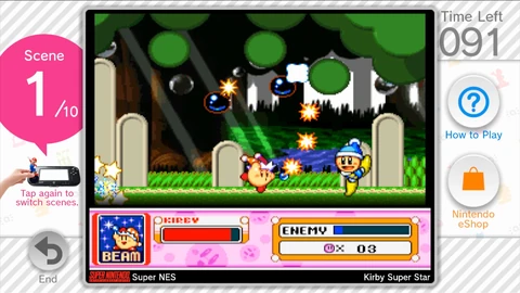 Kirby Super Star scene 1/10.