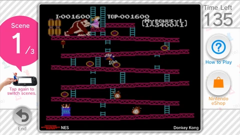 Donkey Kong scene 1/3.