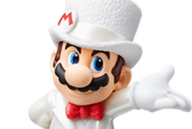 Super Mario Odyssey White Tuxedo Wedding Mario Amiibo Nintendo Switch 3DS  WiiU