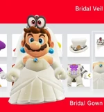 Mario amiibocostume weddingpeach