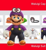 Mario amiibocostume waluigi