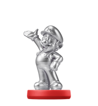 Amiibo Mario - Edición plata - Serie Super Mario