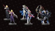 Imagen promocional de los amiibo de los últimos 3 personajes DLC de Super Smash Bros. for Nintendo 3DS / Wii U y sus trajes alternativos.